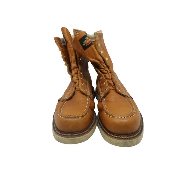 Thorogood Men's 8" Moc Toe Wedge Work Boots 814-4201 (USA) Tobacco 11.5 2E - Picture 2 of 8
